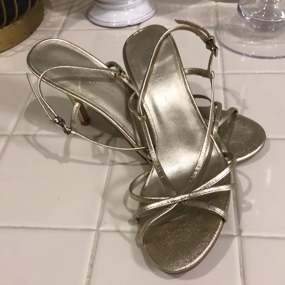 Nine West light gold heels - Picture 5 of 5